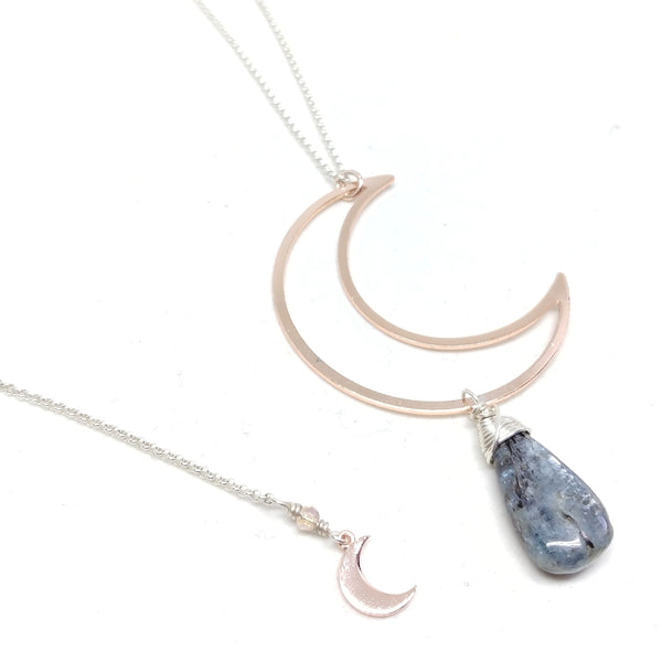 Kyanite Moon Necklace