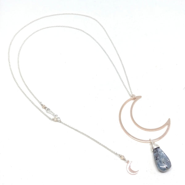 Kyanite Moon Necklace