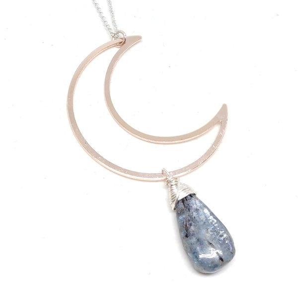 Kyanite Moon Necklace