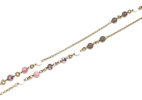 Stay Calm & Grounded--Long Necklace