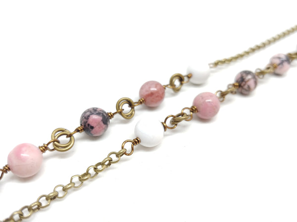 Stay Calm & Grounded--Long Necklace