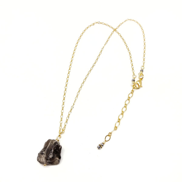 RAW Smoky Quartz Necklace