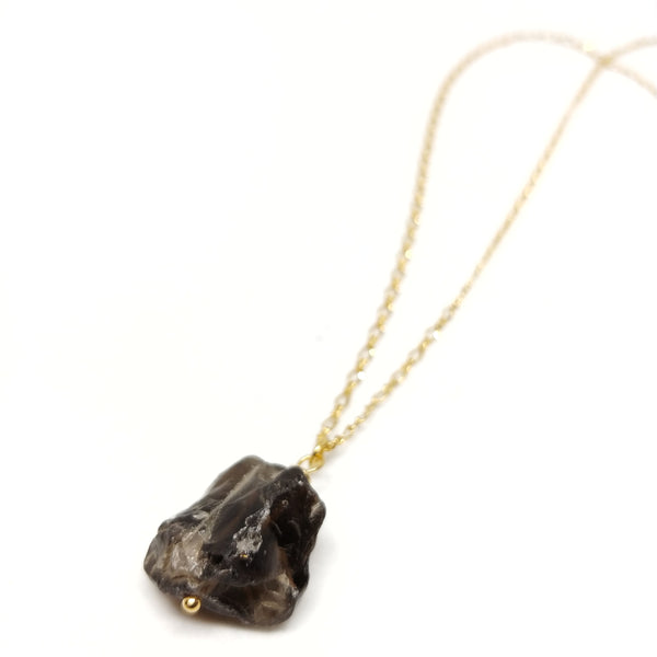 RAW Smoky Quartz Necklace