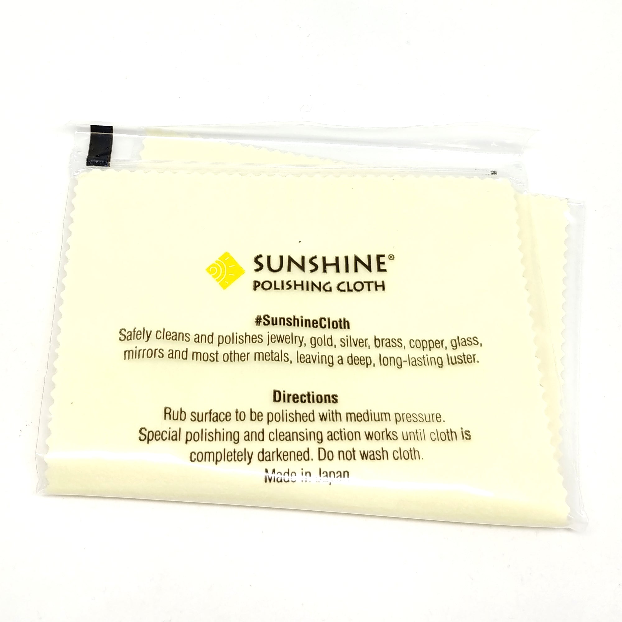 Sunshine Polishing Cloth for Jewelry and Other Items 