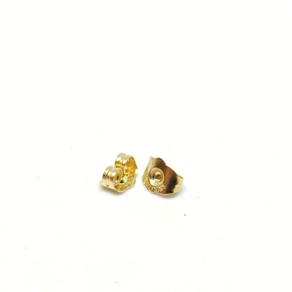 Brass earring backing