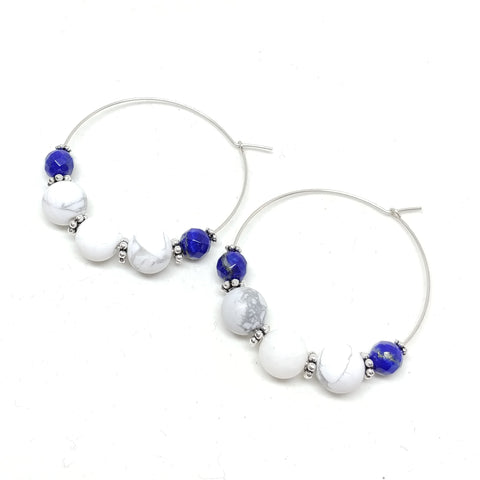 Inner Peace--Hoop Earrings