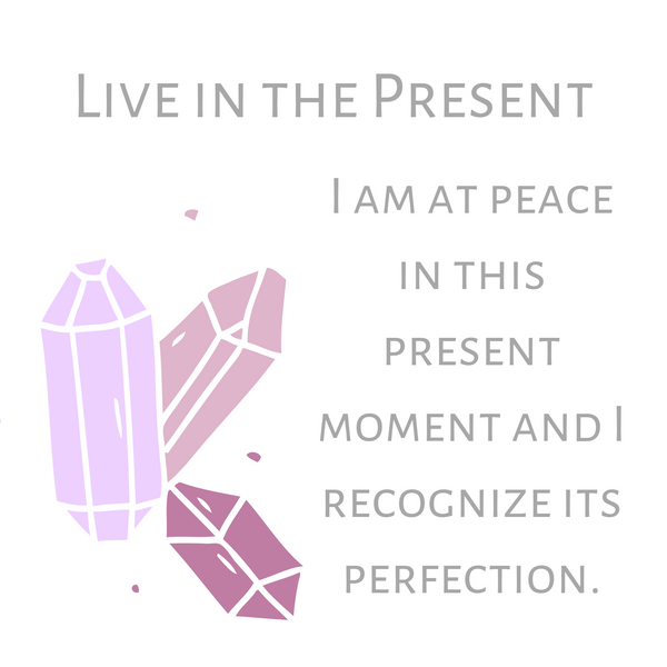 Live in the Present--Dangle Earrings