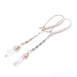 Dew Drop Earrings in Lilac