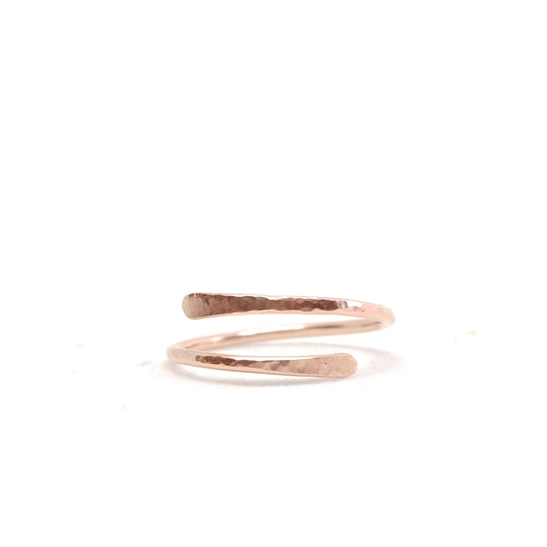 Unity Ring in rose gold fill